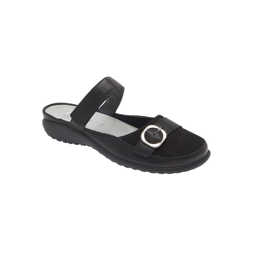 Naot Hongi Women's Mary Jane Mule Black Leather Shoes Size 9 Comfort Casual